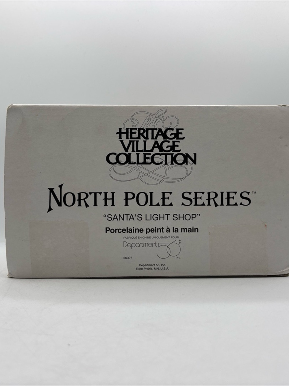 Department 56 1997 Vintage HVC North Pole Series Santa’s Light Shop 56397 EUC - Picture 11 of 12